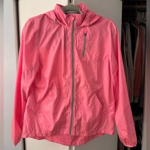 Danskin Neon Pink Windbreaker